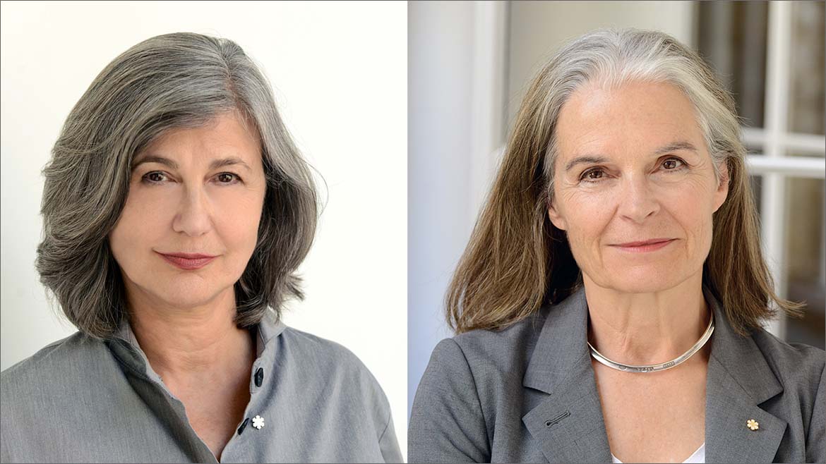 Marianne McKenna (right) & Shirley Blumberg (left).